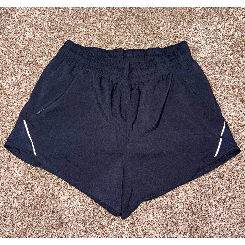 All in Motion Women's Black Athletic Activewear Shorts Drawstring Pockets XS